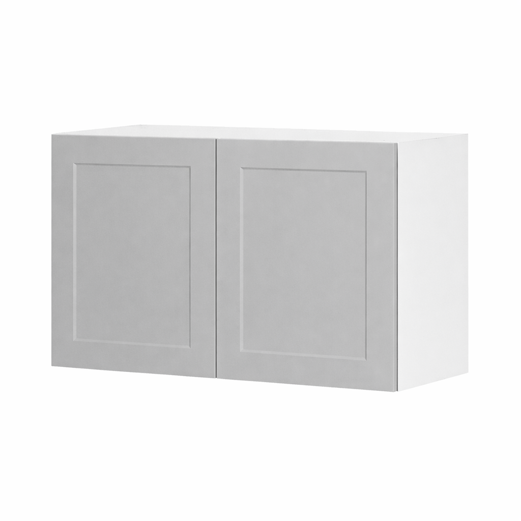Cabinet de Haut Réfrigérateur - 2 Portes - 33 po de large x 20 po de hauteur - Polymère Gris Shaker