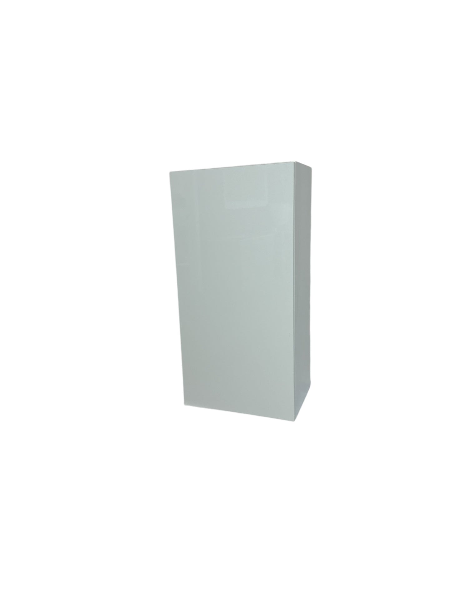 Cabinet de Haut - 1 Porte - 12 po de large x 36 po de hauteur - Mélanine Laquée Blanche