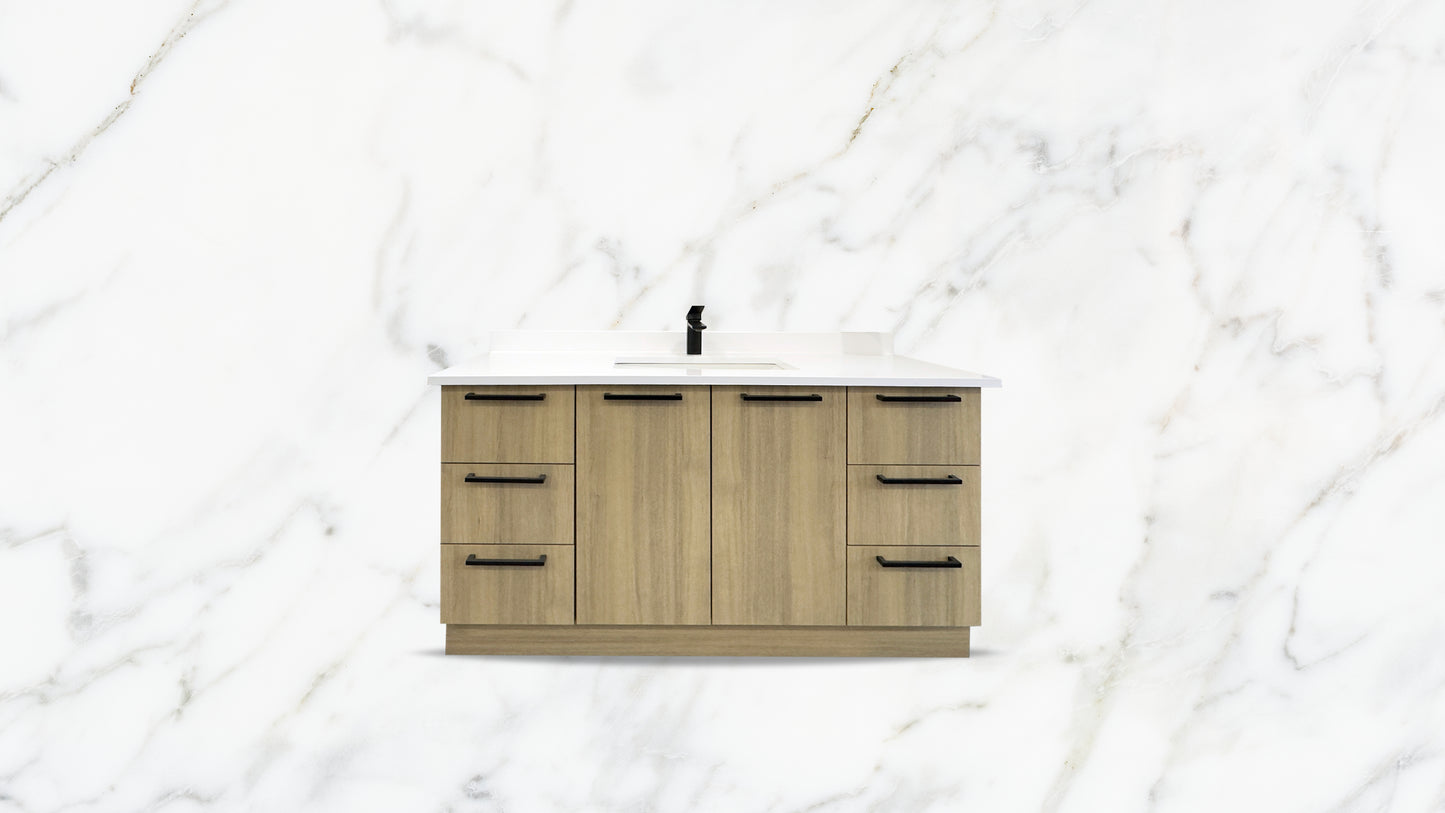 Vanity on legs - 24 inches - 2 doors - RHA melamine