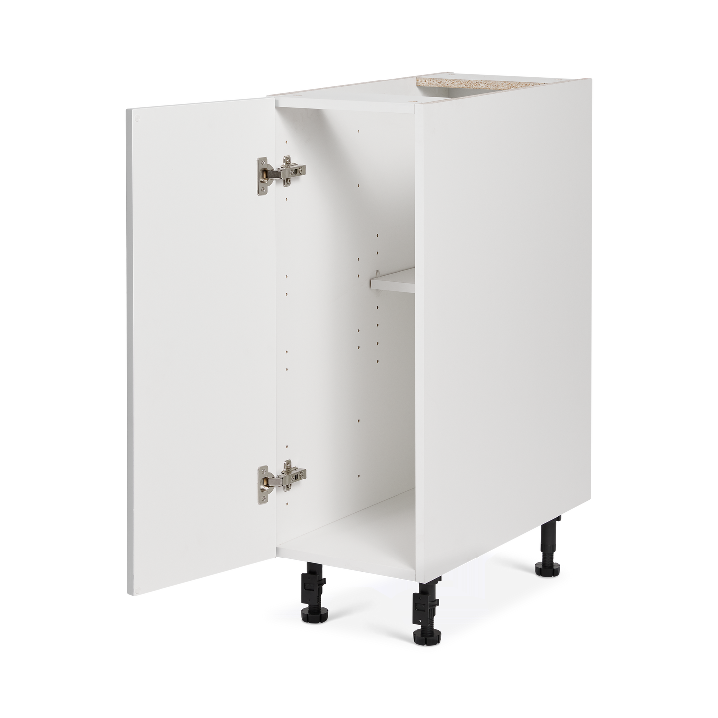 Cabinet de bas - 1 porte - 12 pouces de large - Polymère Shaker Gris