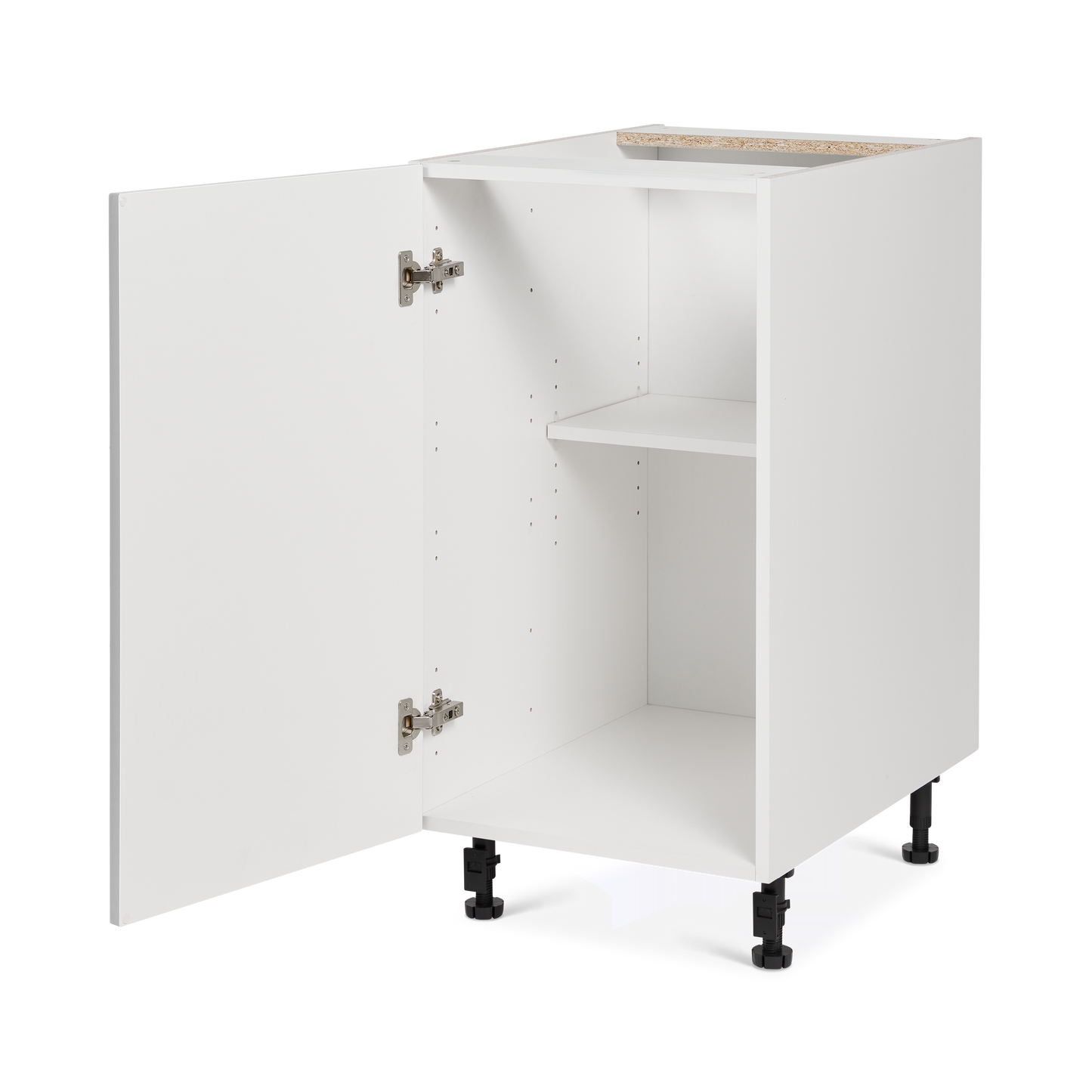 Cabinet de bas - 1 porte - 21 pouces de large - Polymère Shaker Gris