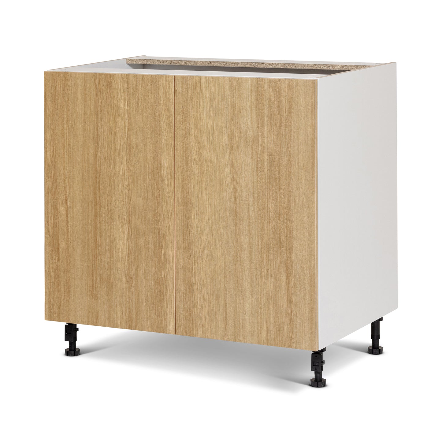 Cabinet de Bas Coin Mort - 1 Portes - 36 pouces de large - Mélamine Bois Zen