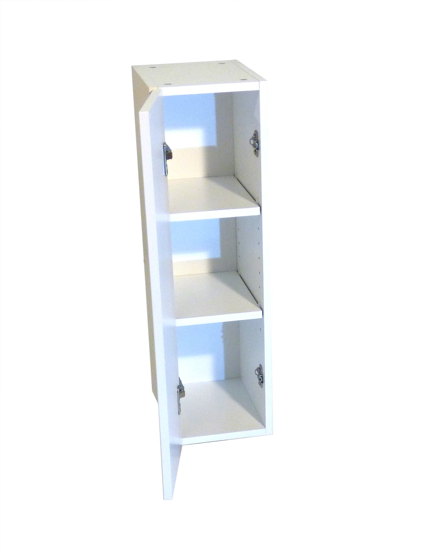Cabinet de Haut - 1 Porte - 9 po de large x 30 po de hauteur - Polymère Blanc Shaker