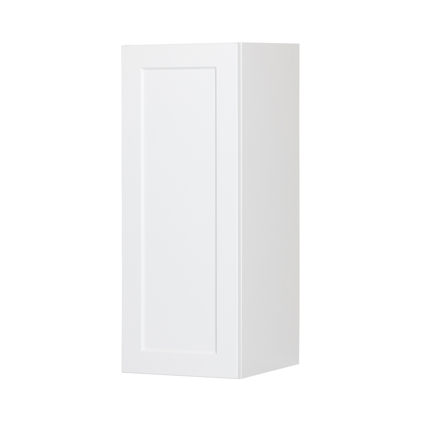 Wall Cabinet - 1 Door - 12 in wide x 30 in high - White Shaker Polymer