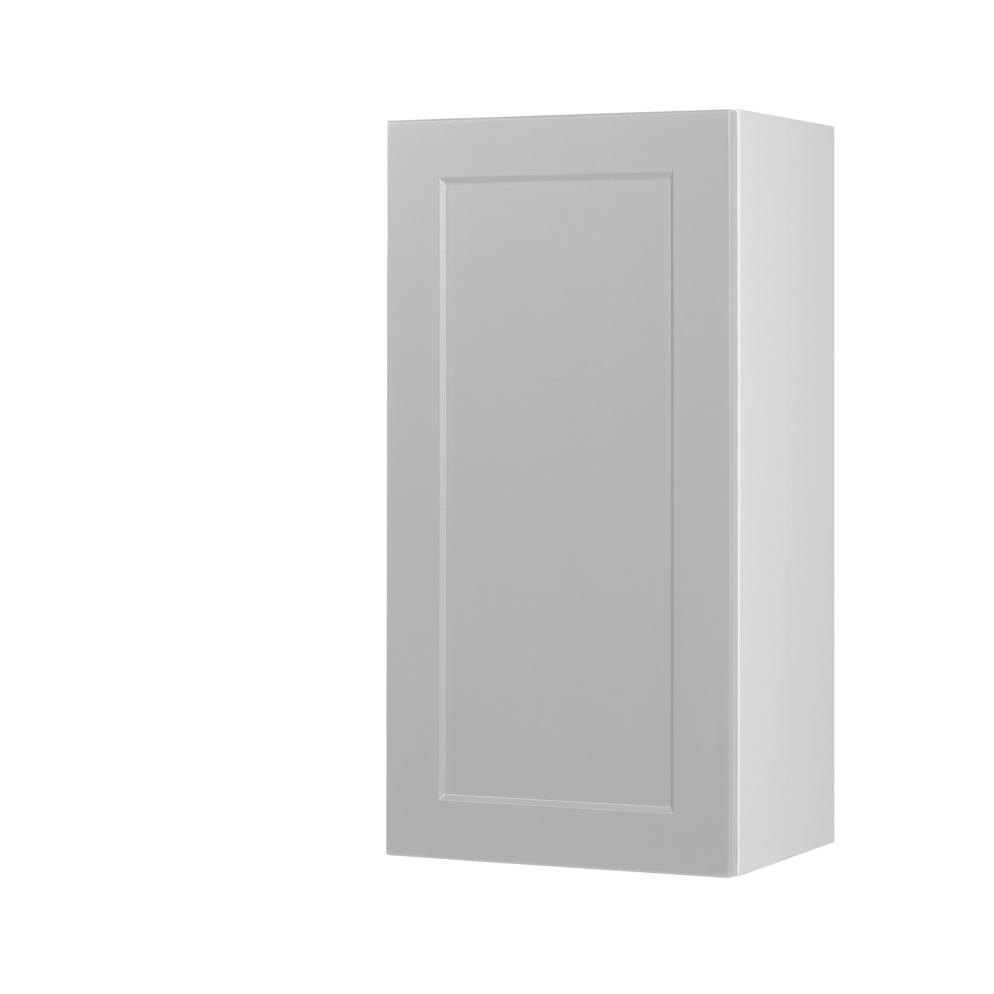 Cabinet de Haut - 1 Porte - 15 po de large x 36 po de hauteur - Polymère Shaker Gris