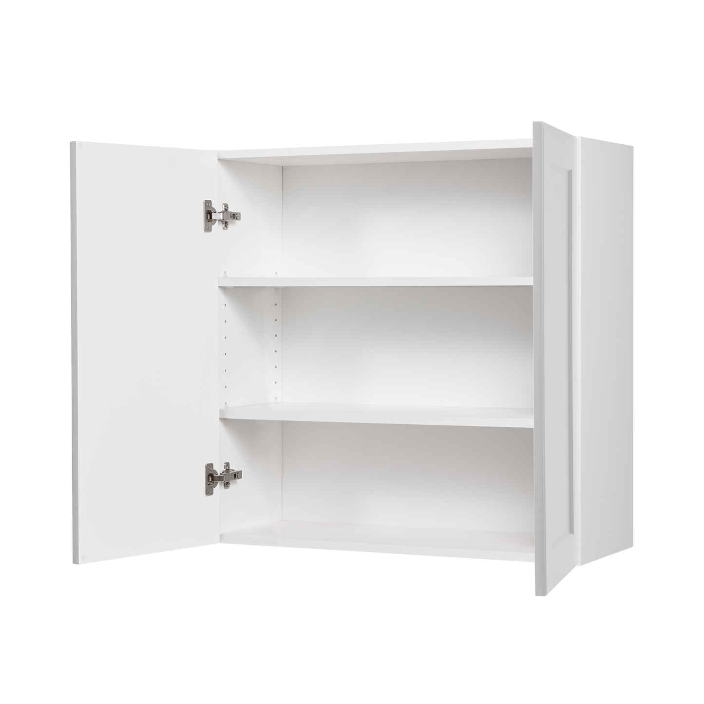 Cabinet de Haut - 2 Portes - 33 po de large x 36 po de hauteur - Polymère Shaker Gris