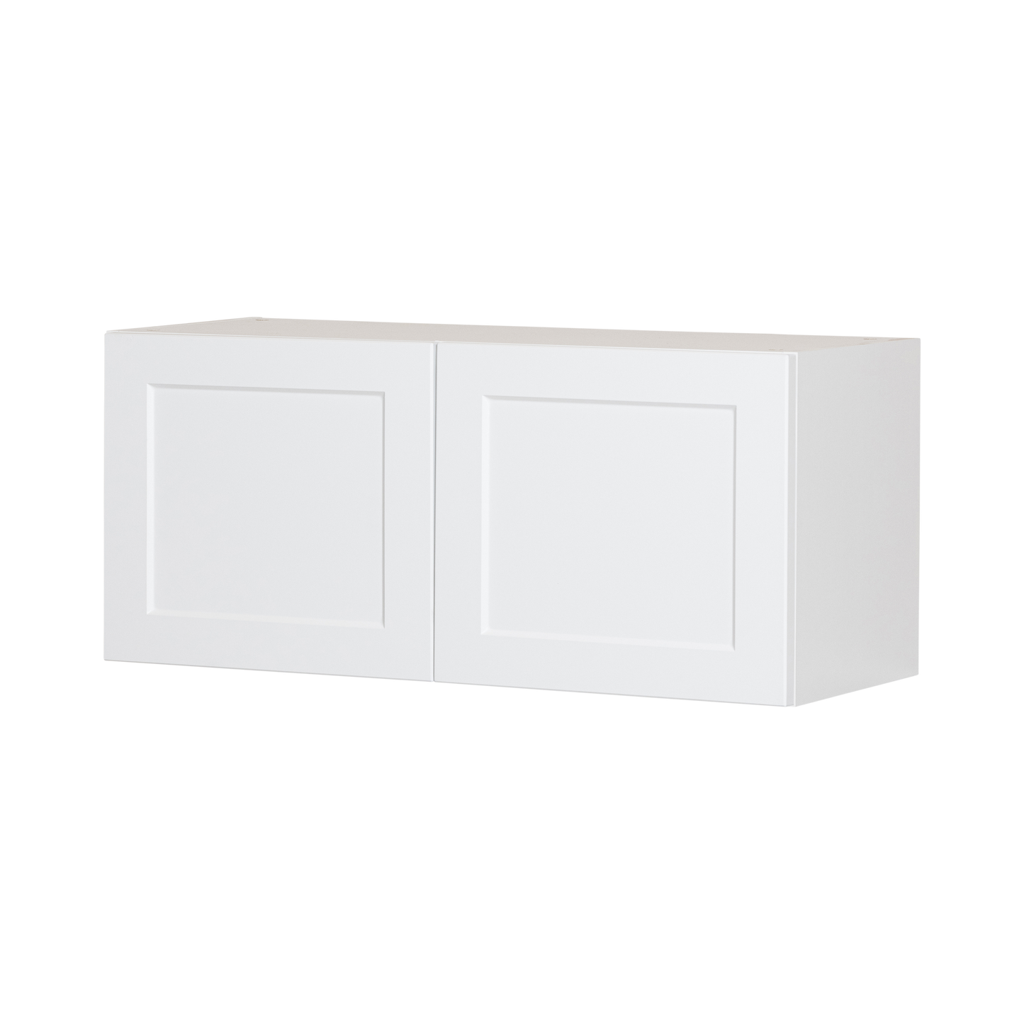 Cabinet de Haut - 2 Porte - 33 po de large x 14 po de hauteur - Polymère Blanc Shaker