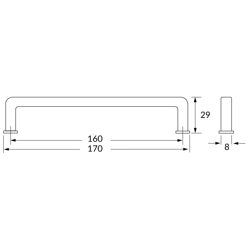 R73463 black handle 160 mm