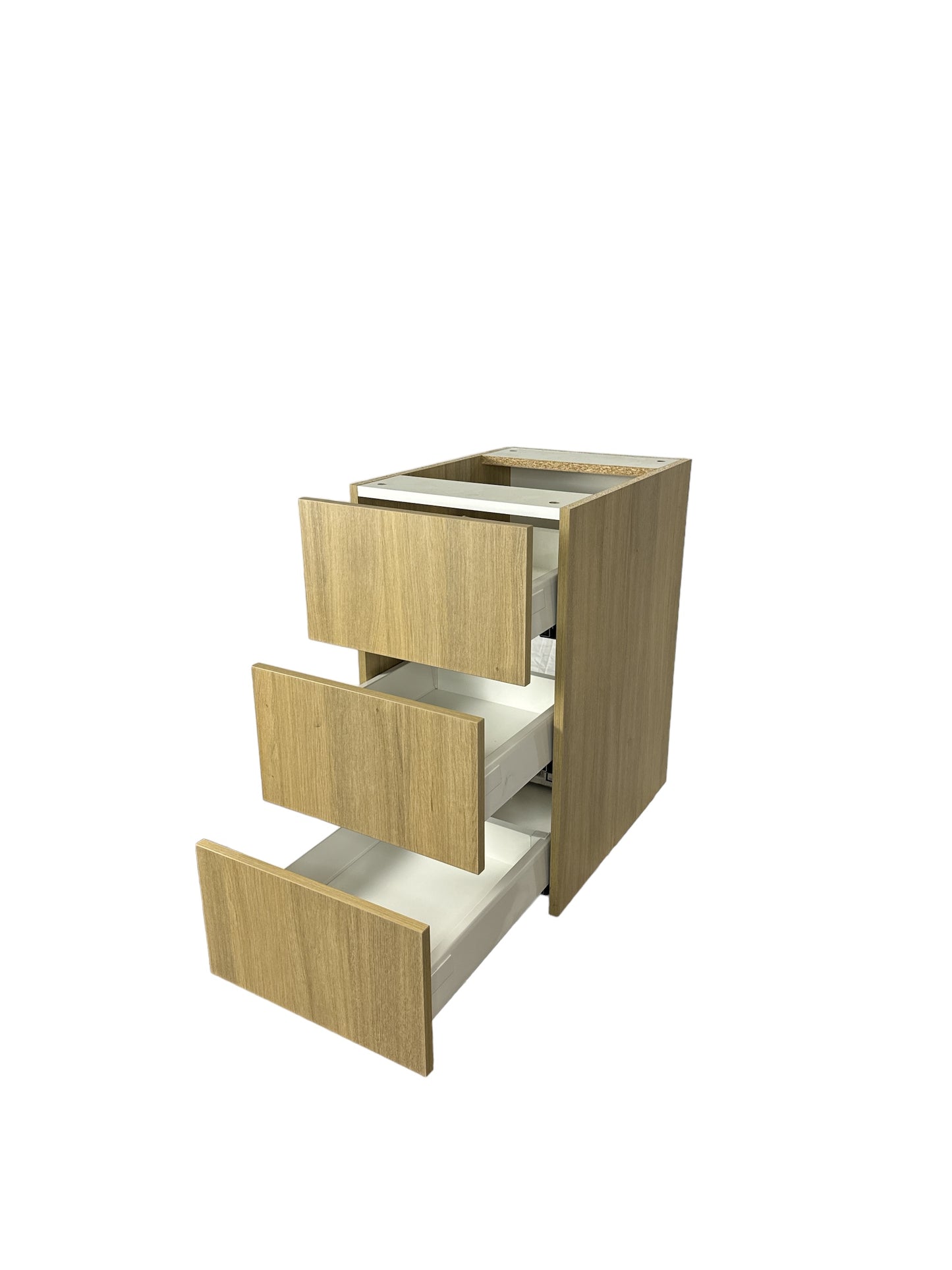 Vanity on legs - 15 inches - 3 drawers - RHA melamine