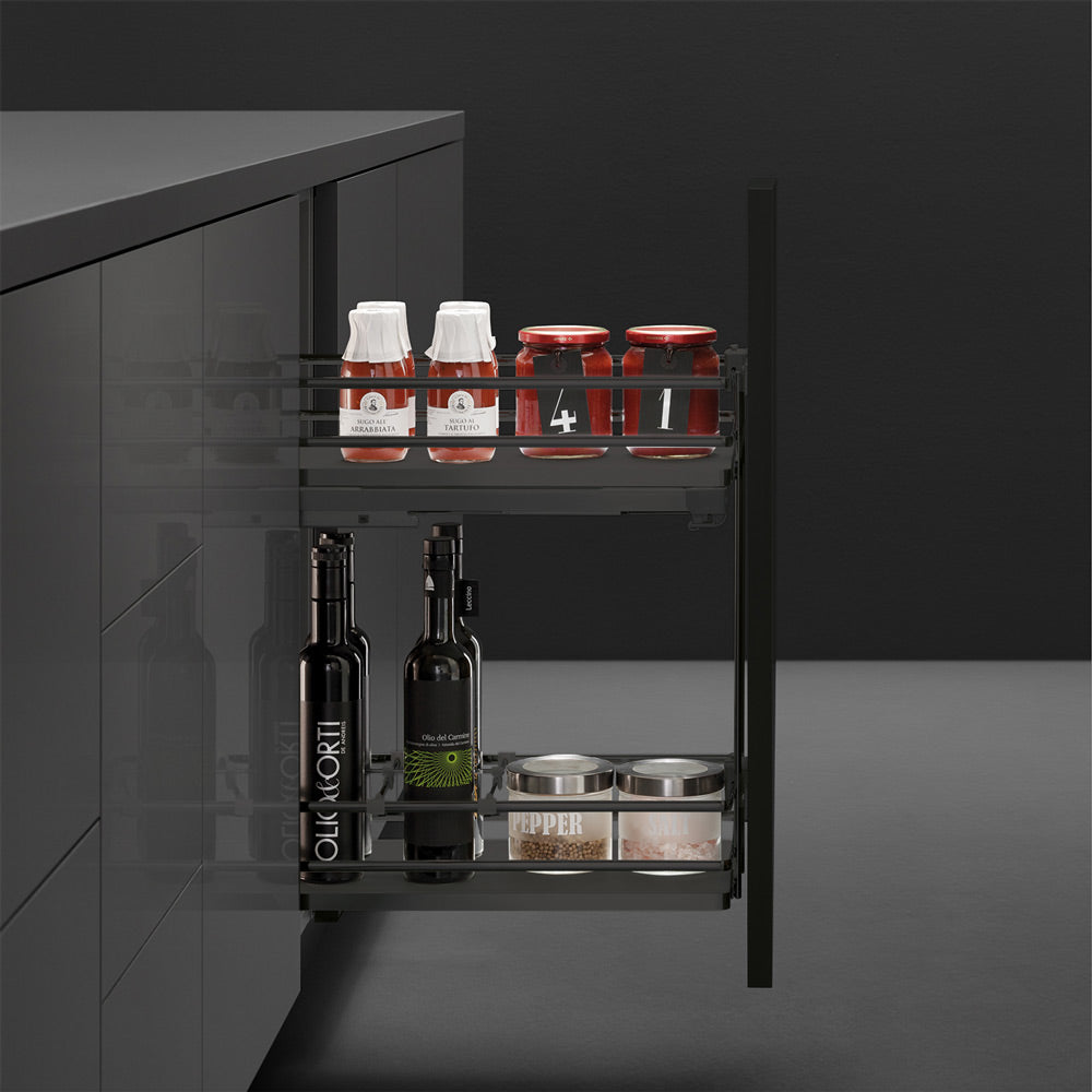 Tiroir coulissant large 12'' Galaxy anthracite