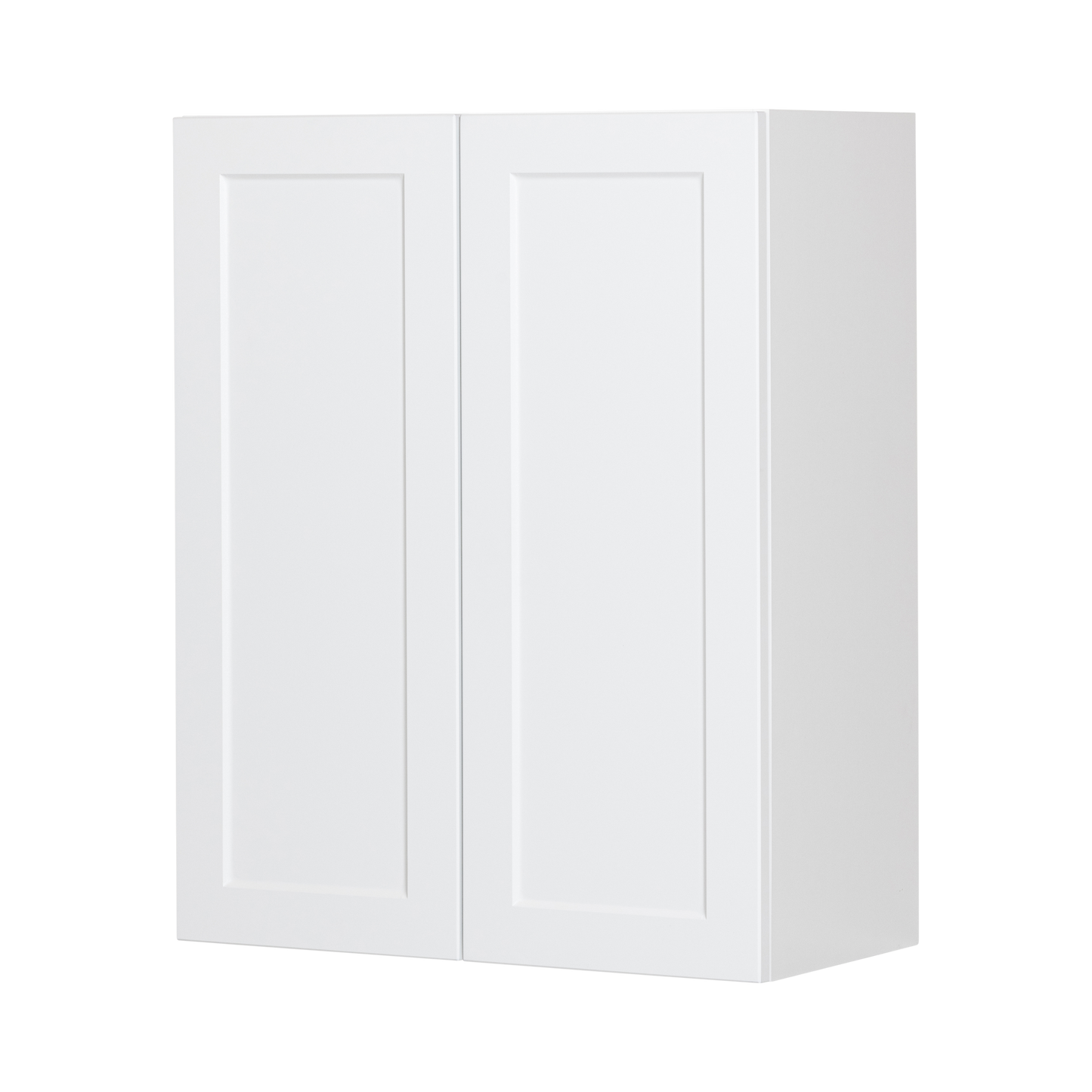 Cabinet de Haut - 2 Portes - 24 po de large x 36 po de hauteur - Polymère Blanc Shaker
