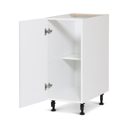 Cabinet de bas - 1 porte - 21 pouces de large - Polymère blanc shaker