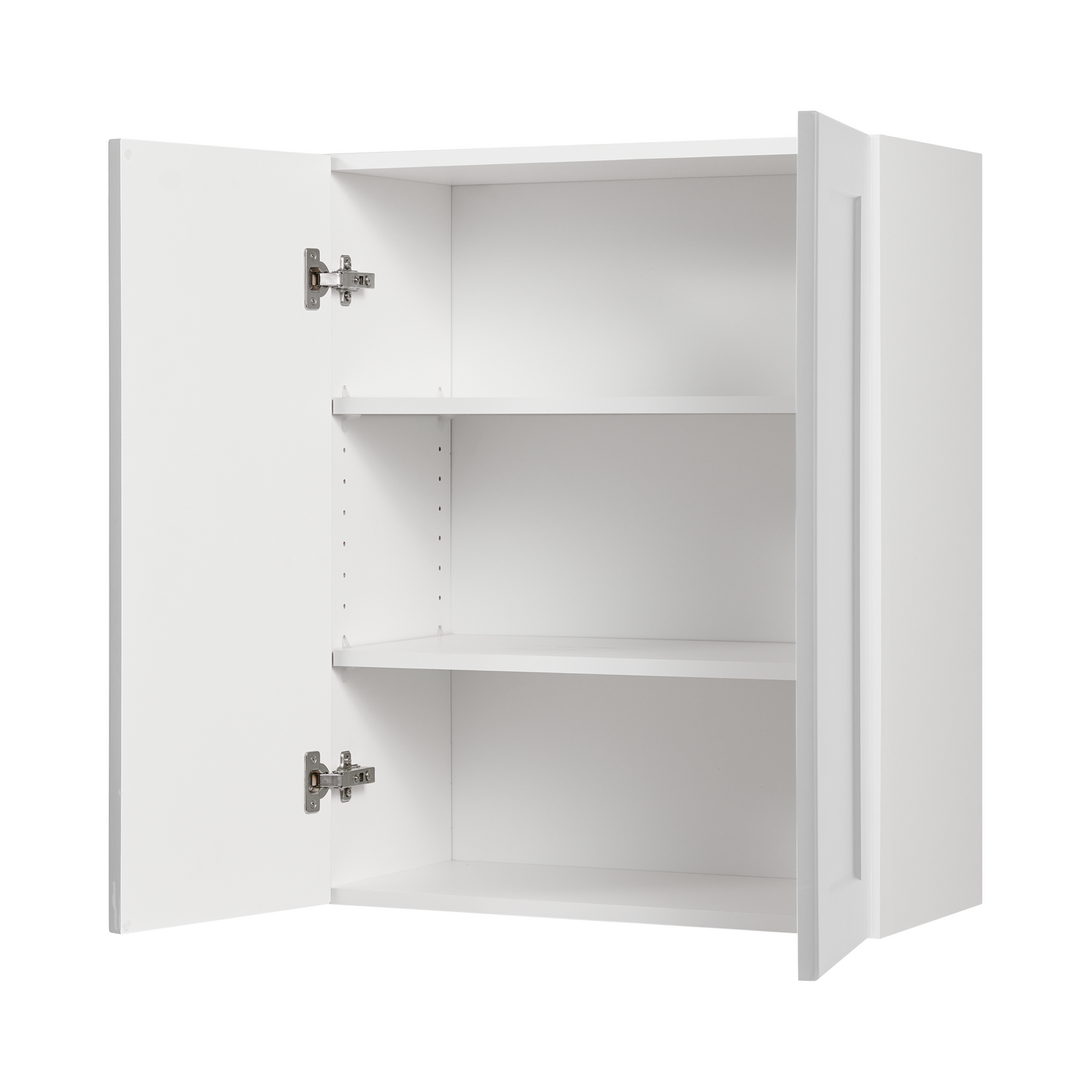 Cabinet de Haut - 2 Portes - 24 po de large x 36 po de hauteur - Polymère Shaker Gris