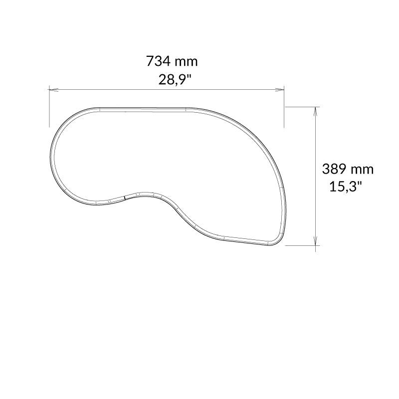 Flymoon 40 Galaxy anthracite - armoire de coin ouverture droite