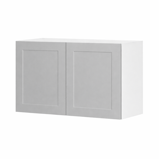 Cabinet de Haut Réfrigérateur - 2 Portes - 33 po de large x 20 po de hauteur - Polymère Gris Shaker