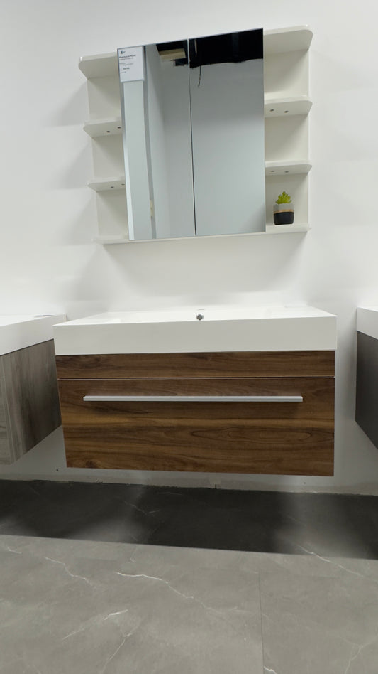 Vanité Relax 36 pouces Chestnut (lavabo inclus)