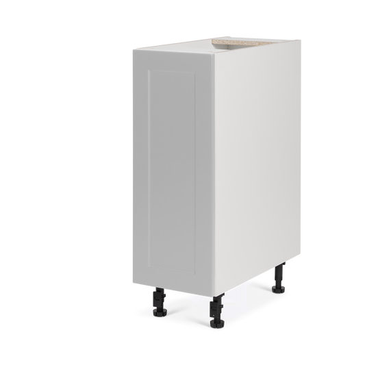 Cabinet de bas - 1 porte - 12 pouces de large - Polymère Shaker Gris