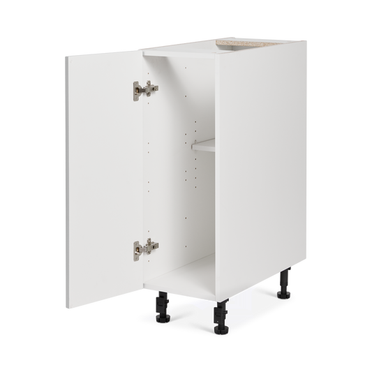 Cabinet de bas - 1 porte - 9 pouces de large - Polymère gris shaker