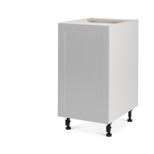 Cabinet de bas - 1 porte - 18 pouces de large - Polymère Shaker Gris