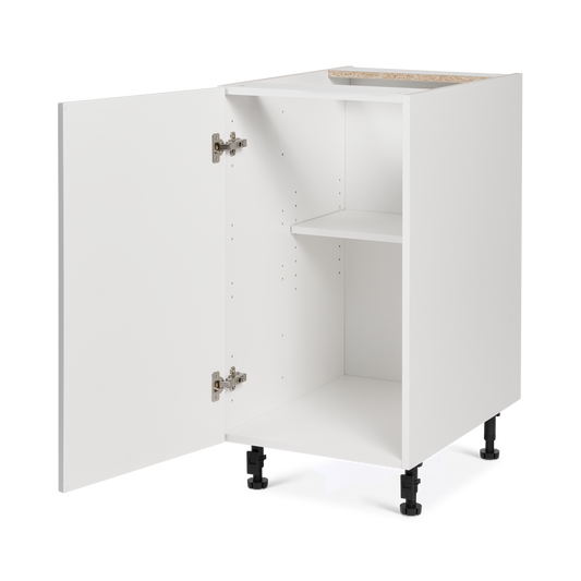 Cabinet de bas - 1 porte - 21 pouces de large - Polymère Shaker Gris