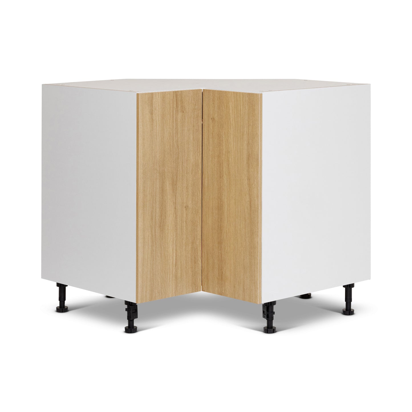 Bas Coin - 2 portes - 36 pouces de large - Mélamine Bois Zen