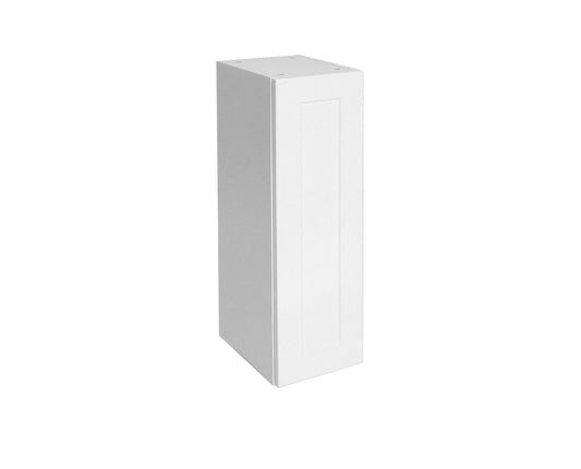 Cabinet de Haut - 1 Porte - 9 po de large x 30 po de hauteur - Polymère Blanc Shaker