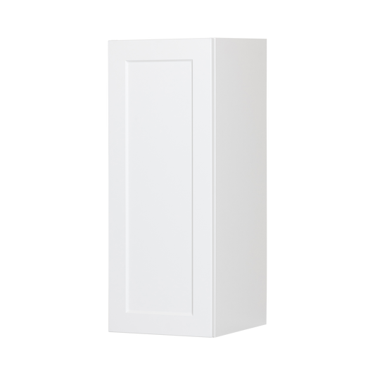 Cabinet de Haut - 1 Porte - 12 po de large x 30 po de hauteur - Polymère Blanc Shaker