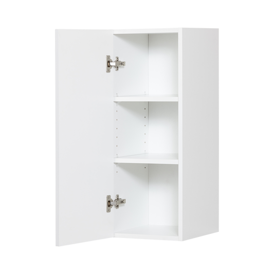 Cabinet de Haut - 1 Porte - 12 po de large x 30 po de hauteur - Polymère Blanc Shaker