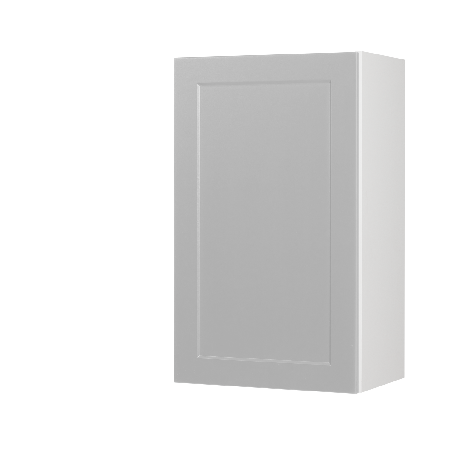 Cabinet de Haut - 1 Porte - 21 po de large x 36 po de hauteur - Polymère Shaker Gris