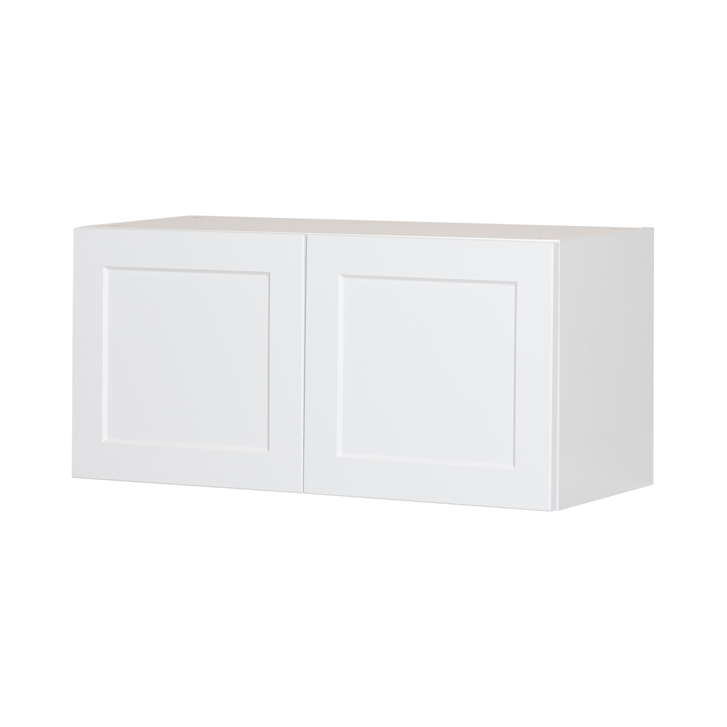 Cabinet de Haut - 2 Porte - 30 po de large x 14 po de hauteur - Polymère Blanc Shaker