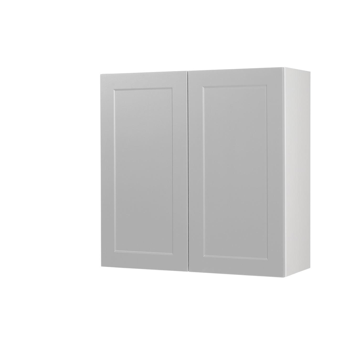 Cabinet de Haut - 2 Portes - 33 po de large x 36 po de hauteur - Polymère Shaker Gris