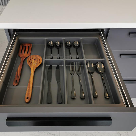 Ensemble de profilés LED pour tiroir R13, 550 mm à couper sur mesure, anthracite