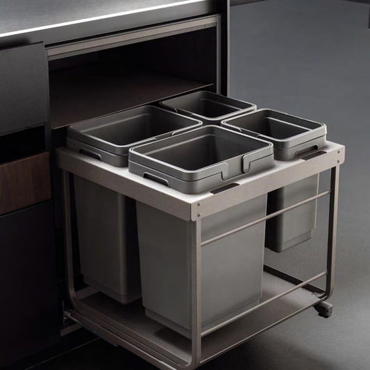 Poubelle Vibo Kombi 2.0 24 po. (600 mm) 60 L 4 bacs anthracite